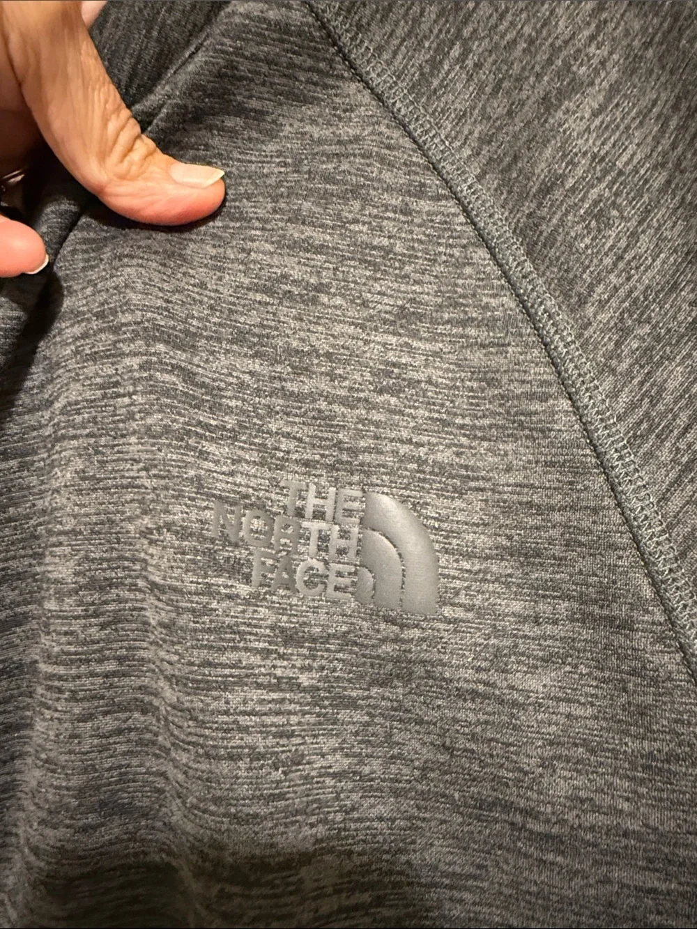 The North Face Men's Heather Gray Zip-Up Sweater Jacket XL